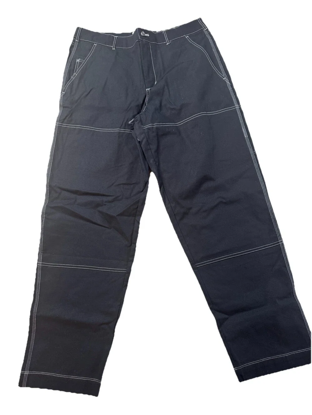 Mens Size 34 Nike SB Double Knee Ripstop Skate Pants FB8428-010Black